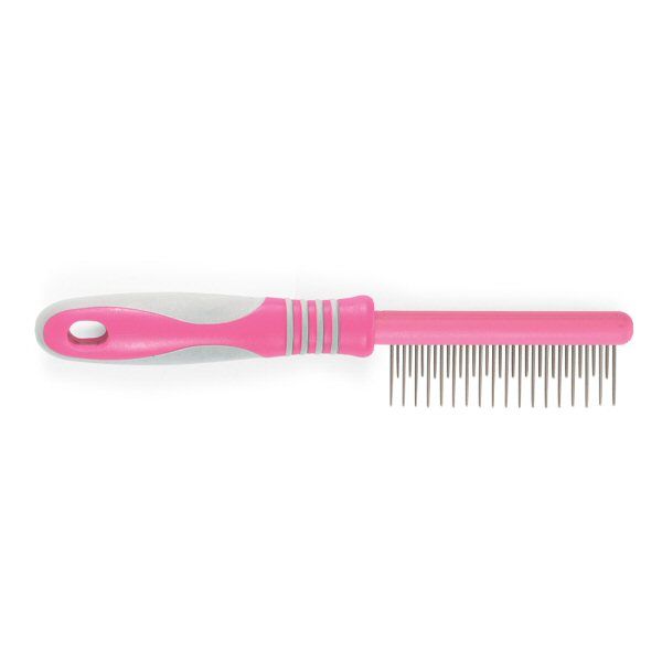 Ancol Ergo Heritage Pink Cat Moulting Comb / Brush