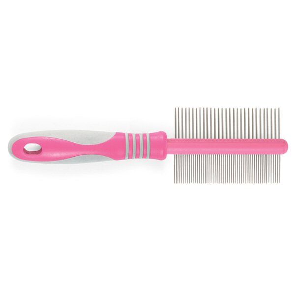 Ancol Pink Heritage Double Sided Cat Comb