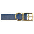 Ancol 26-31cm (Size 2) Blue Timberwolf Leather Dog Collar