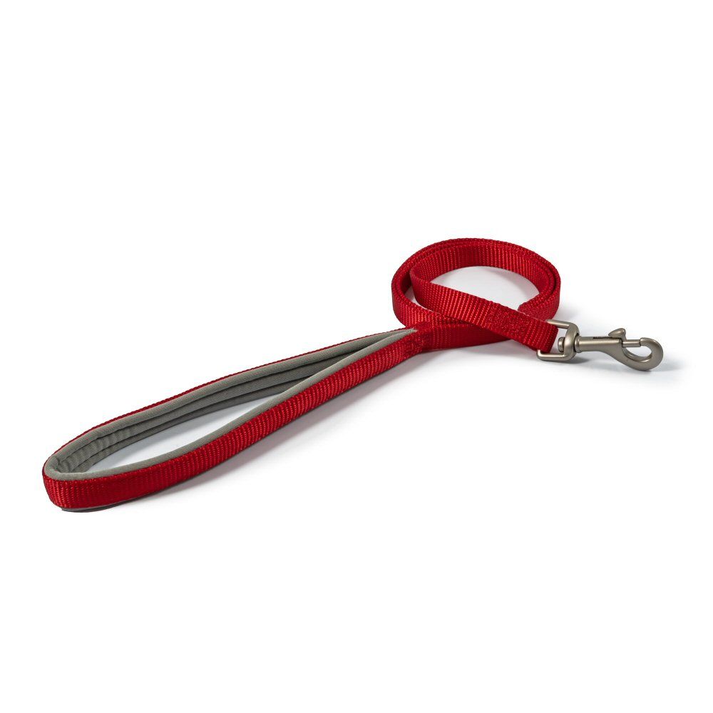 Ancol Viva 1m x 12mm Red Padded Poly-Weave Dog Lead