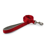 Ancol Viva 1m x 25mm Red Padded Poly-Weave Dog Lead