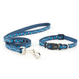 Ancol Small Bite Blue Stars Puppy Collar & Lead Set