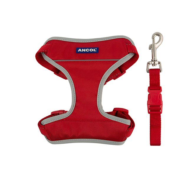 Ancol Red Travel Dog Harness