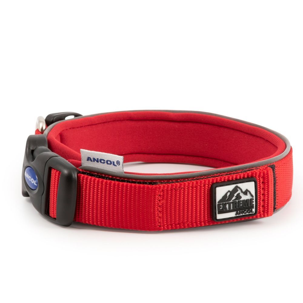 Ancol Extreme Size 3 (30-36cm) Red Dog Collar