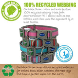 Ancol Made From Large Blue & Grey Recycled Dog Collar