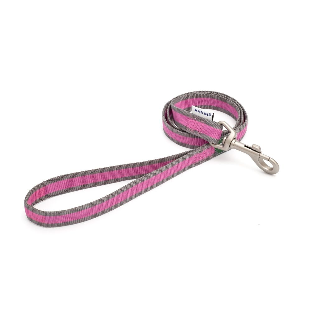 Ancol Made From Pink & Grey Collar Lead