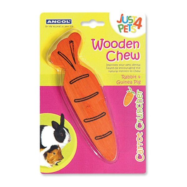 Ancol Just 4 Pets Rabbit & Guinea Pig Carrot Cruncher Chew