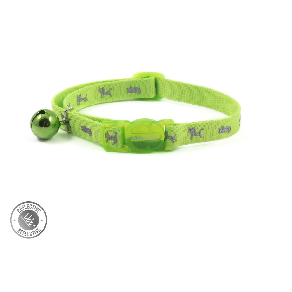 Ancol Green Hi-Vis Breakaway Cat Collar