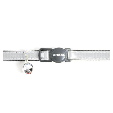 Ancol Silver Gloss Reflective Cat Collar - 670890