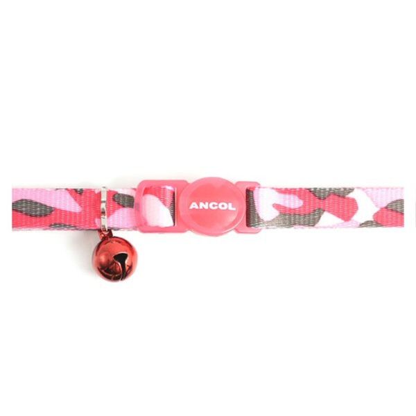 Ancol Pink Camouflage Breakaway Cat Collar