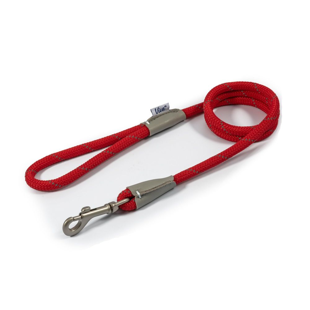 Ancol Viva Red Poly-Weave Rope Dog Lead
