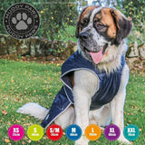 Ancol 30cm Navy Stormguard Dog Coat - Small