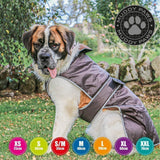 Ancol 70cm Chocolate Stormguard Dog Coat - XX-Large