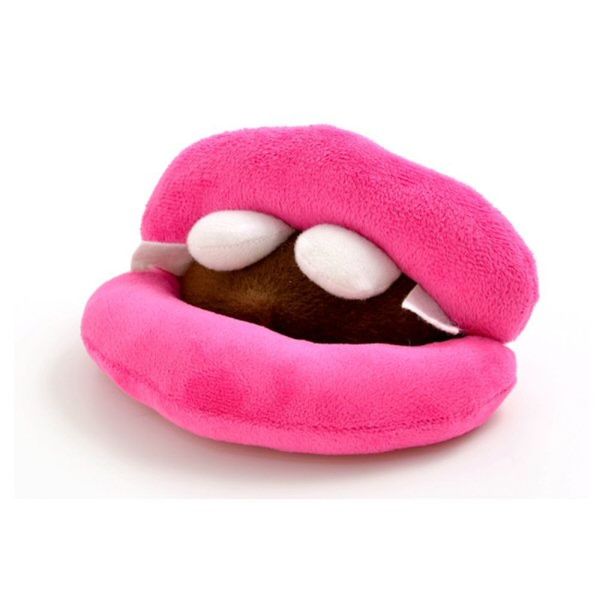 Ancol Goofy Grins Lips Dog Toy