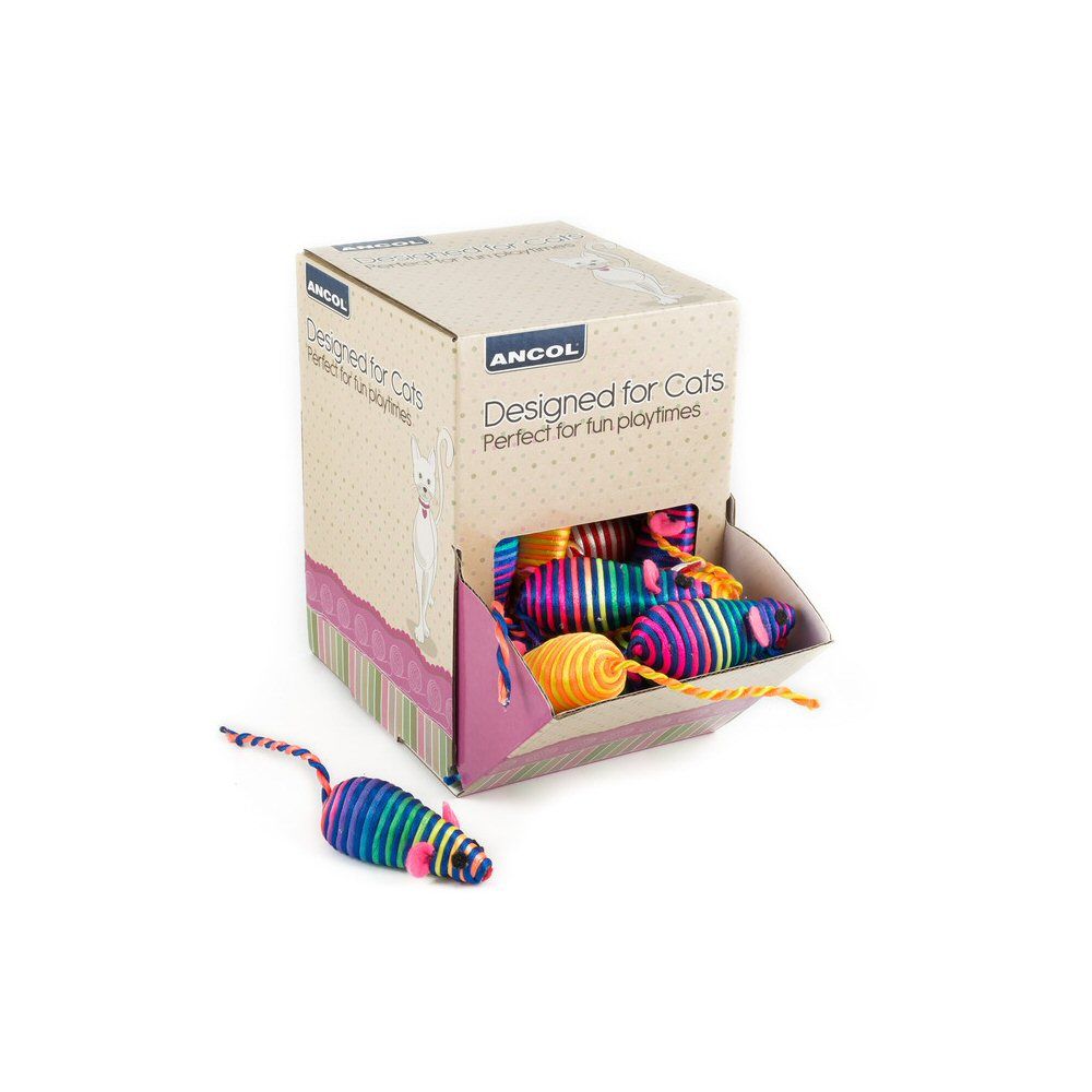 Ancol Stripey Mice Cat Toy