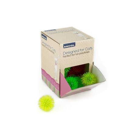 Ancol Neon Cat Balls Cat Toy