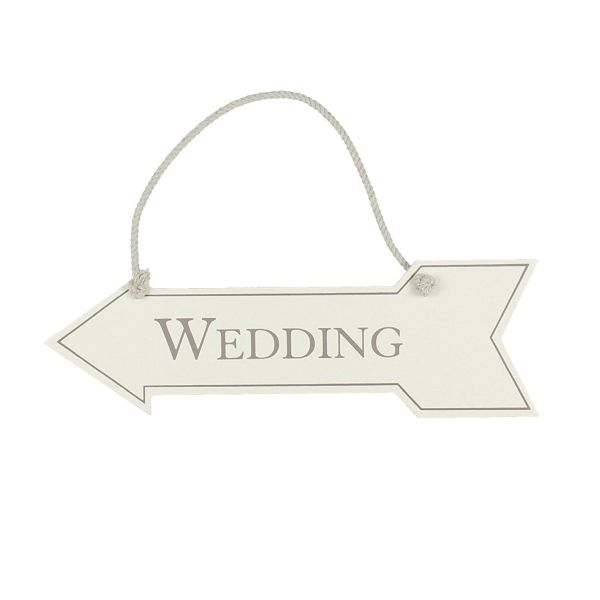Amore Wedding Arrow Hanging Sign