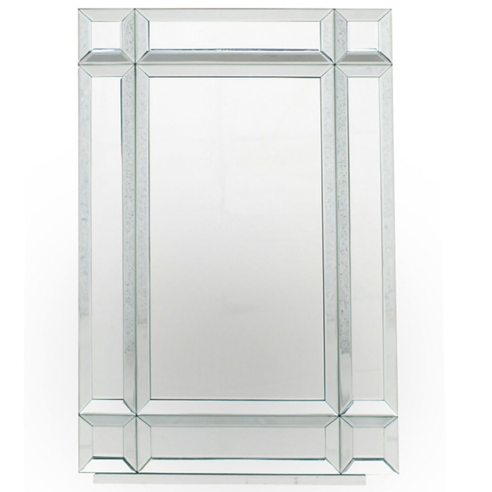 Pacific Lifestyle Mirrored Glass Oblong Wall Mirror