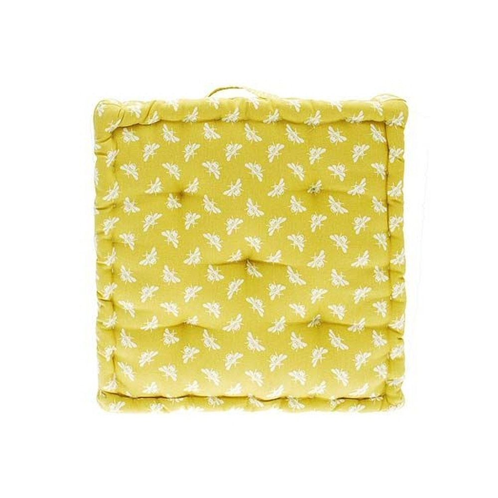 Walton & Co 43cm Bee Mattress Cushion - Ochre