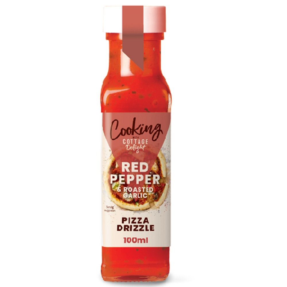 Cottage Delight 100ml Red Pepper & Roasted Garlic Pizza Drizzle