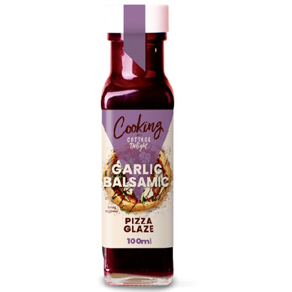 Cottage Delight 100ml Garlice Balsamic Pizza Glaze Drizzle