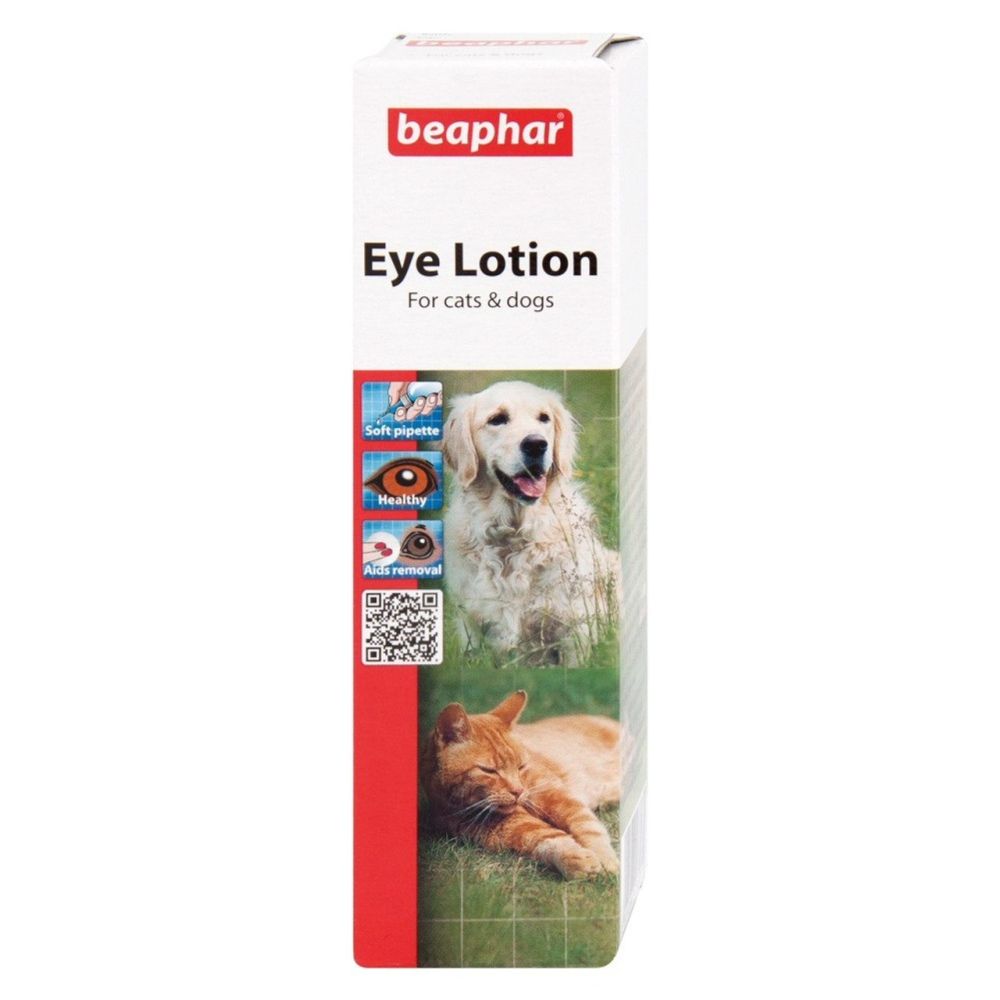 Beaphar 50ml Eye Lotion for Cats & Dogs