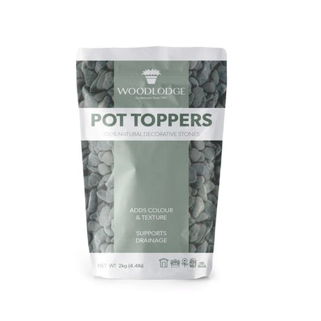 Woodlodge 2kg Black Pot Topper Chippings