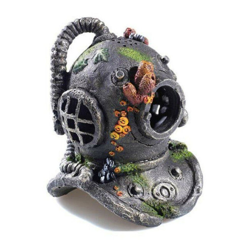 Classic Drivers Helmet Aquarium Ornament