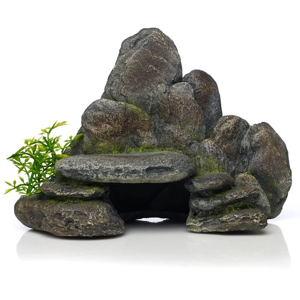 Classic 23.5cm Rocky Ledge Aquarium Ornament - MS338