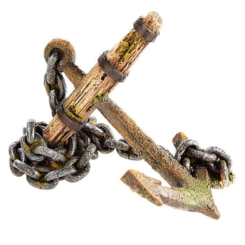 Classic Anchor Aquarium Ornament