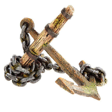 Classic Anchor Aquarium Ornament