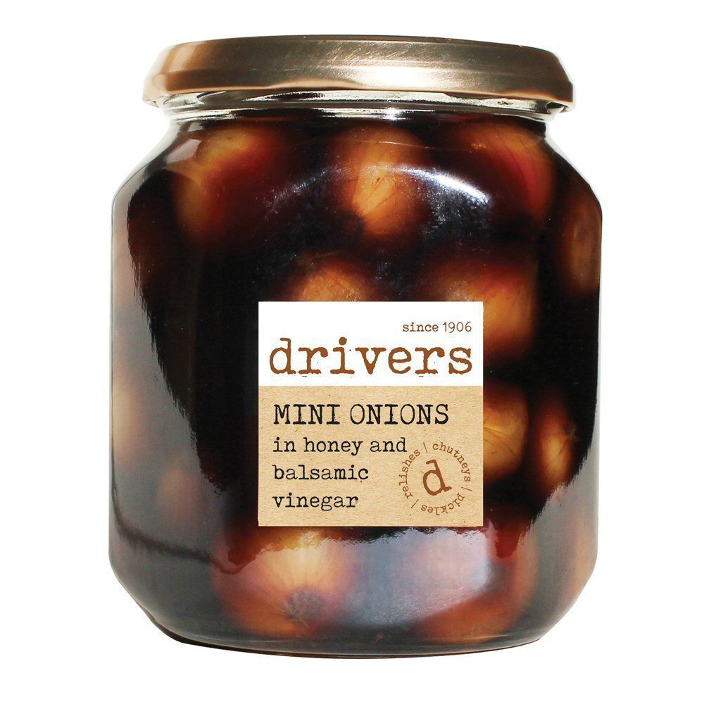 Driver's 550g Mini Onions in Honey & Balsamic Vinegar