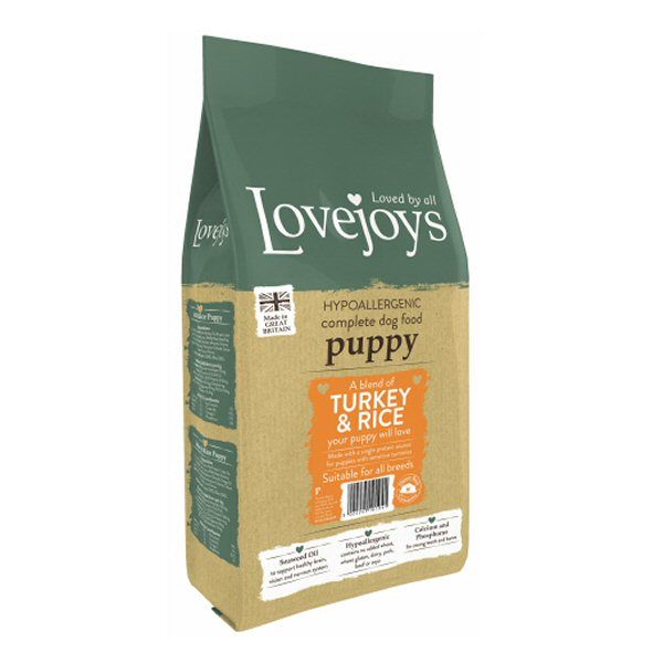 Lovejoys Hypoallergenic 2kg Dry Puppy Turkey & Rice Dog Food