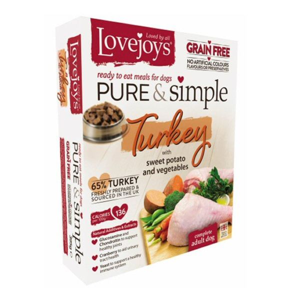 Lovejoys Hypoallergenic Pure & Simple Grain-Free Turkey Wet Dog Food P