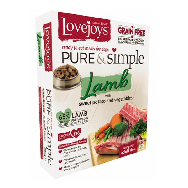 Lovejoys Hypoallergenic Pure & Simple Grain-Free Lamb Wet Dog Food Pou