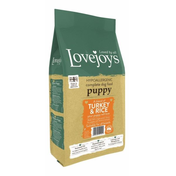 Lovejoys 12kg Hypoallergenic Puppy Turkey and Rice Dog Food