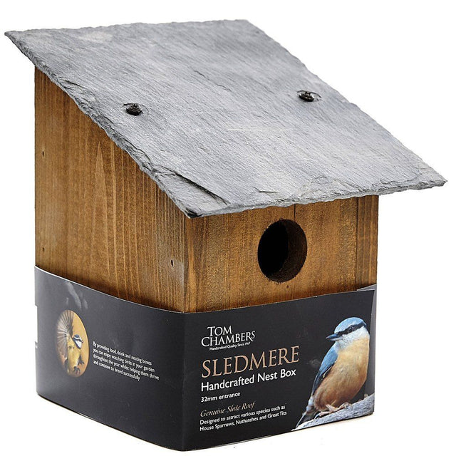 Tom Chambers Sledmere Wooden Bird Nest Box