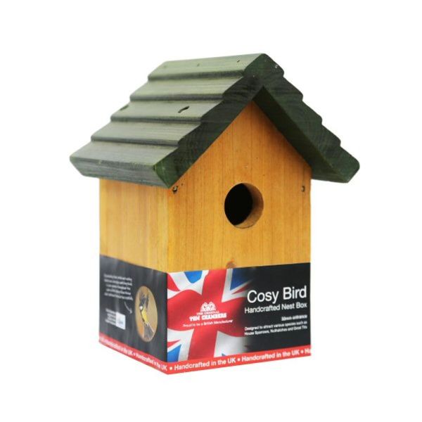 Tom Chambers Cosy Wooden Bird Nest Box