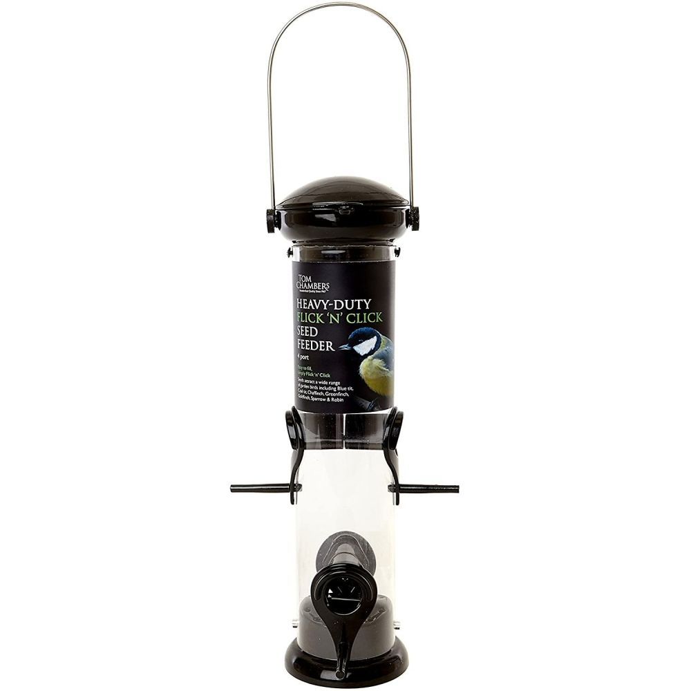 Tom Chambers Heavy Duty Flick N Click 4 Port Seed Feeder