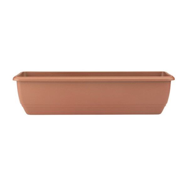 Stewarts 50cm Terracotta Balconniere Plastic Garden Trough