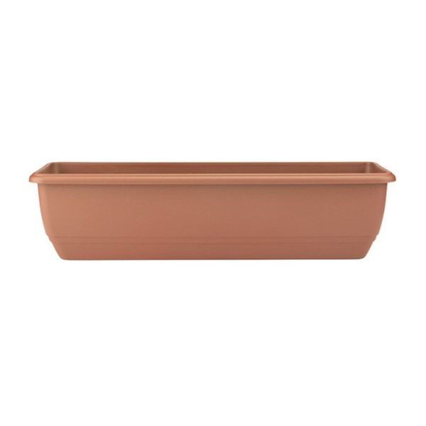 Stewarts 70cm Terracotta Balconniere Plastic Garden Trough