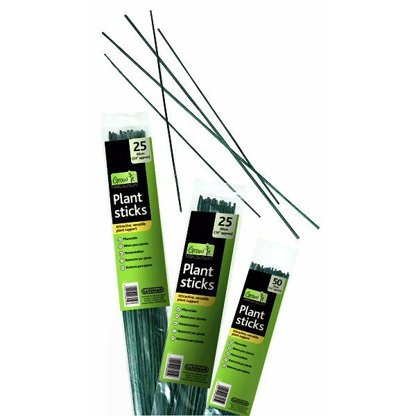 Gardman 40cm Plant Support Sticks (Pack of 25)