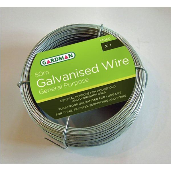 Gardman 50m General Purpose Galvanised Garden Wire