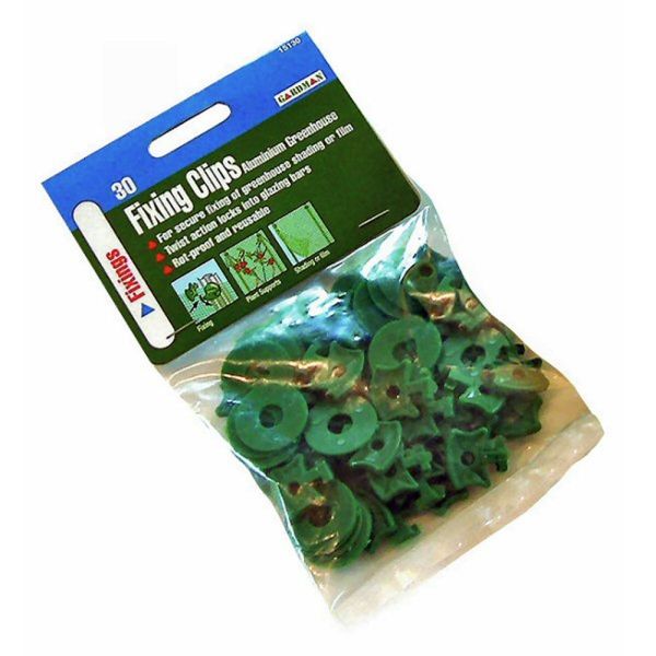 Gardman Greenhouse Fixing Clips (Pack of 30)