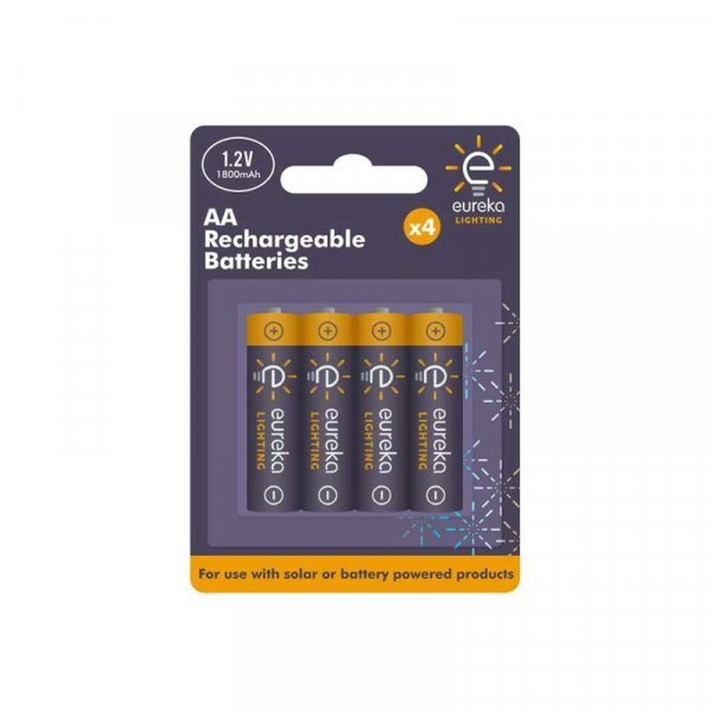 Eureka Ni-MH AA Blister-4 pack Rechargeable Batteries