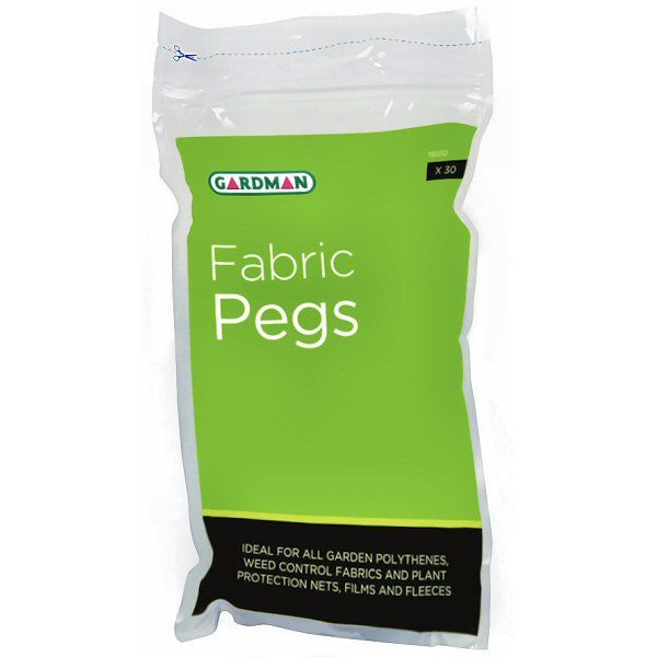 Gardman 11cm Fabric Pegs (Pack of 30)