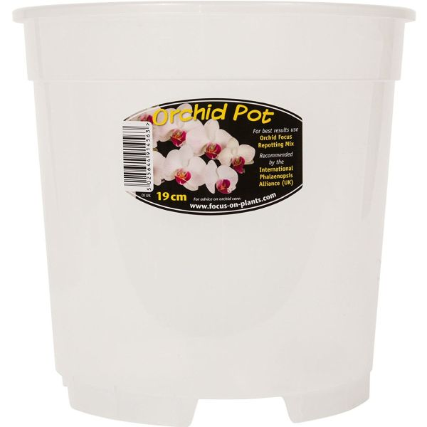 Growth Technology 19cm Clear Orchid Pot