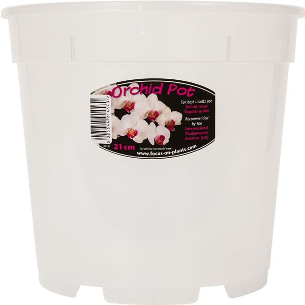 Growth Technology 21cm Clear Orchid Pot