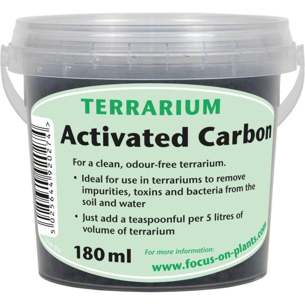 Growth Technology 180ml Terrarium Activated Carbon (Charcoal)