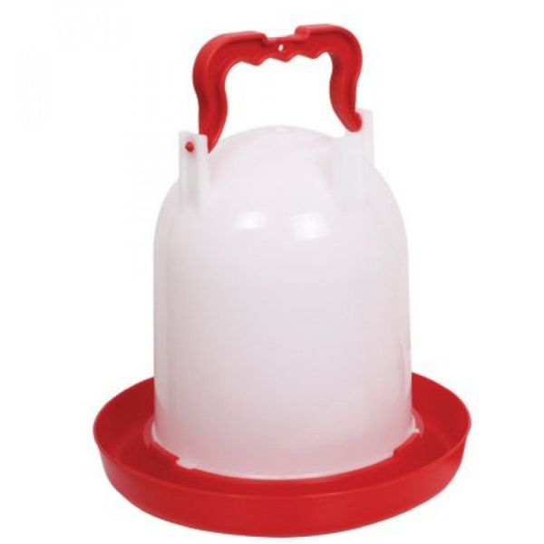 Supa 3 Litre Plastic Red & White Drinker